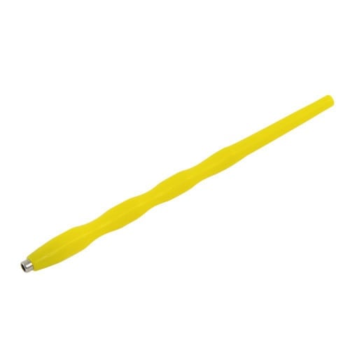 Dental mirror handle, coloured yellow