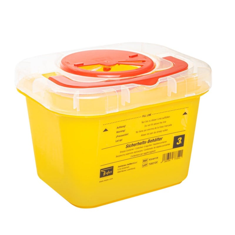 Teqler Sharps Container 3 Liter