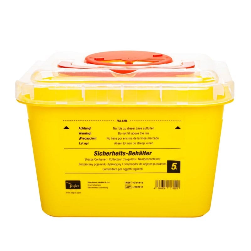 Teqler Sharps Container 5 Liter