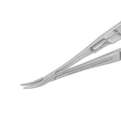 Castroviejo Micro-Needle Holder curved