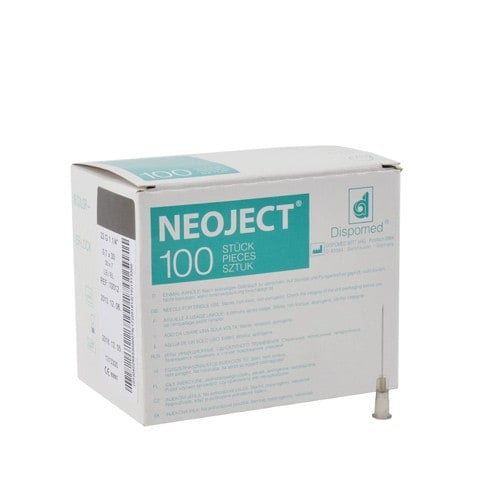 Neoject Ultra-thin Wall Cannulae 22G, 0.7 x 30, black