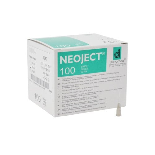 Neoject Ultra-thin Wall Cannulae 27G, 0.42 x 19, grey