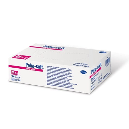 Peha-soft Nitrile White Gloves XL