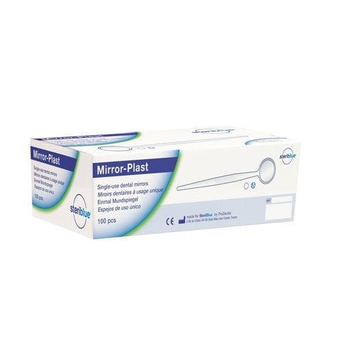 Disposable Dental Mirror, 100 pcs Colour: mixed colours