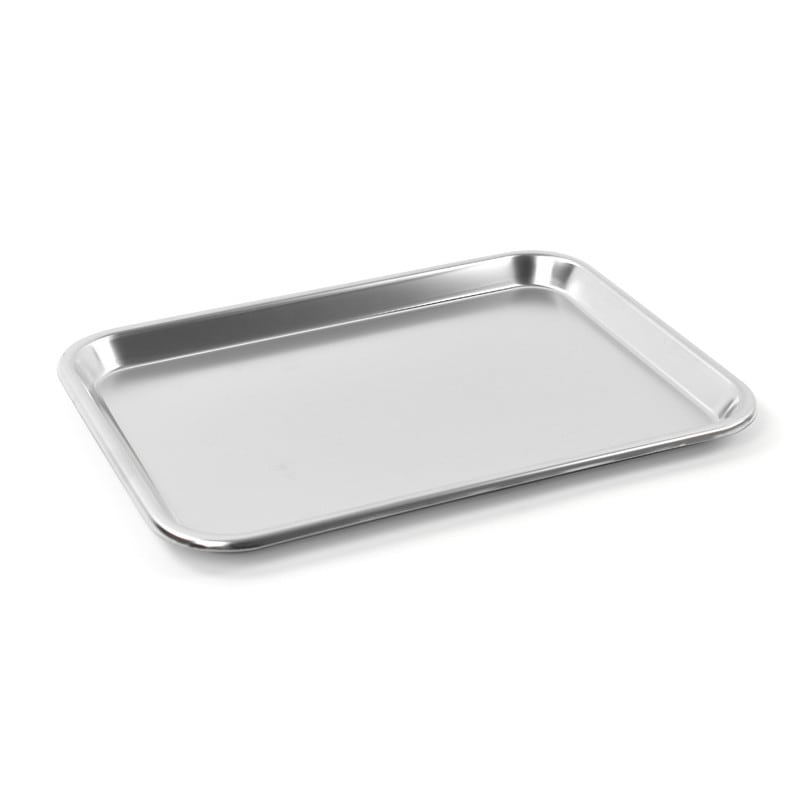 Stainless Steel Tray 34 x 24.5 x 1.9 cm