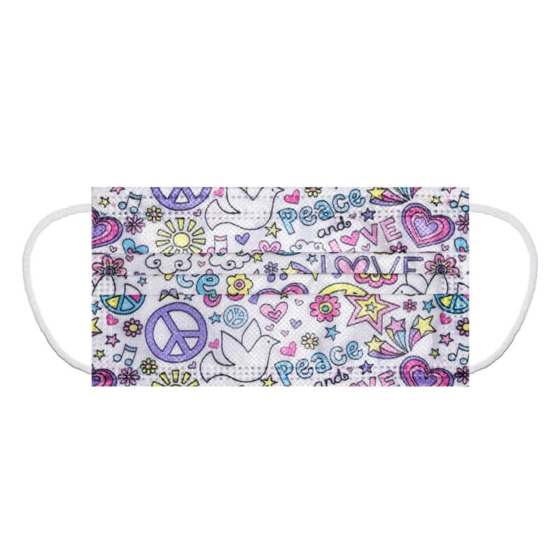 Teqler Surgical Masks with Design peace