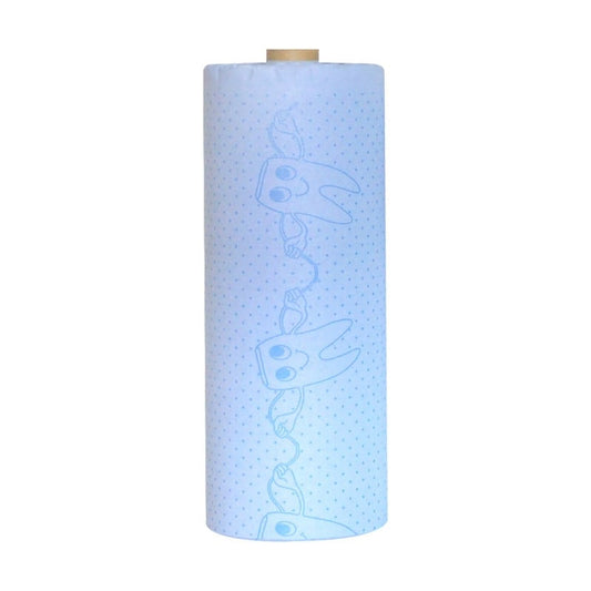 Patient Bibs with Motifs light blue