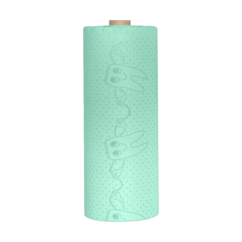 Patient Bibs with Motifs light green
