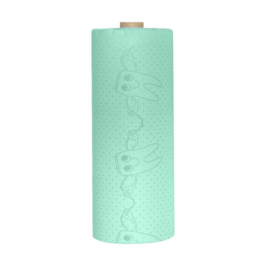 Patient Bibs with Motifs light green