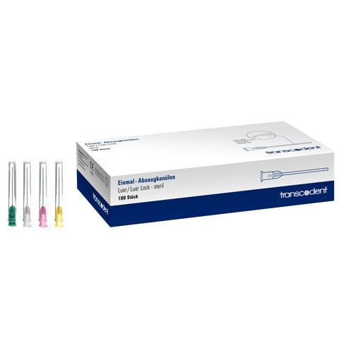 Aspirator Tips for Luer-Lock Handpiece G14, 2.1 x 39 mm, green