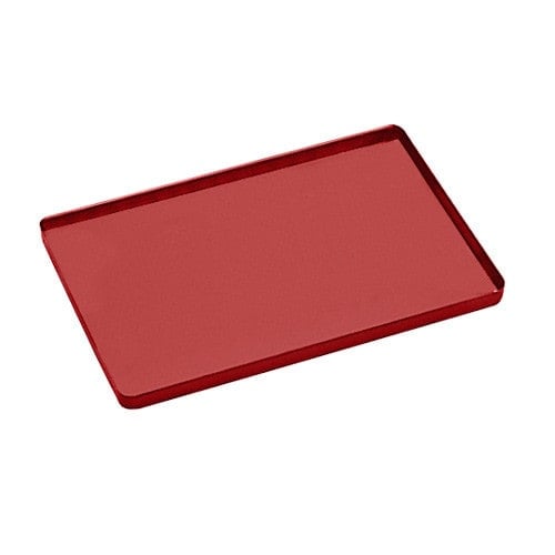 Standard Tray Base non-perforated | red