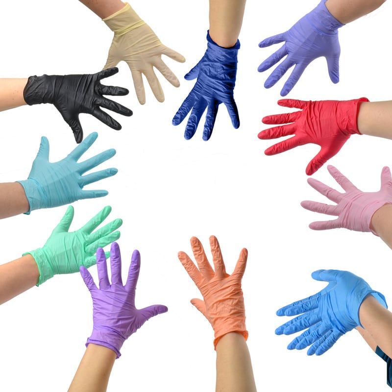 Unigloves Pearl Nitrile Gloves green | M