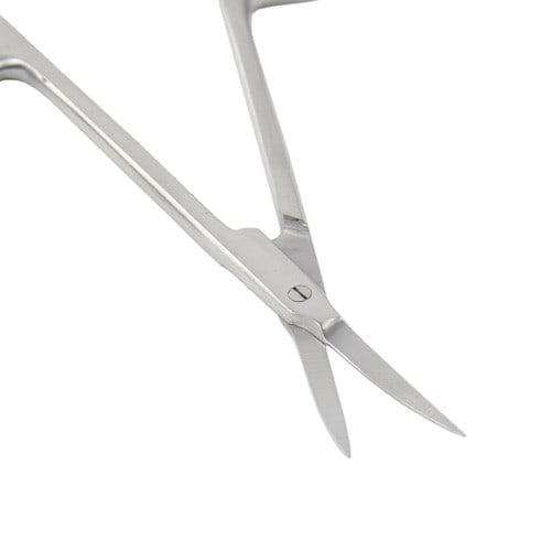 Curved gum scissors